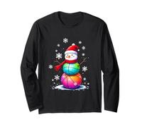 Whimsical Snowman Long Sleeve T-Shirt