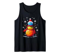 Whimsical Snowman Tank Top