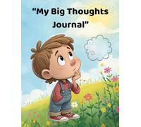 Whimsical Thoughts Lined Journal Page for Kids & Teens: A Cheerful Wide-Ruled Page with Pastel Blue Background, Whimsical Doodle Corners, and Fun Creative Prompts for Kids & Teens.