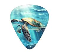 Whimsical Underwater Odyssey Guitar Picks Gift Set - Smooth Durable Plectrums For Acoustic, Electric & Bass Guitar, Perfect Present For Guitar Lovers & Musicians