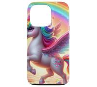 Whimsical Unicorn in a Candyland Adventure Case for iPhone 13 Pro