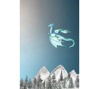 Whimsical Watercolor Dragon 6X9 Journal Notebook