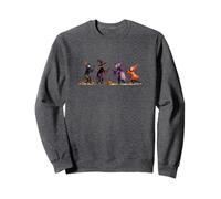 Whimsical Watercolor Halloween Ghost Witches Fall Colors Sweatshirt