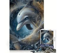 Whimsical World Jigsaw 1000 Pieces for Adults Focus Ability Time Well Spent Interlock Well Xmas Surprise (50x75cm)