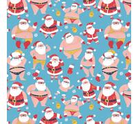 Whimsical Wrap Paper With Santa Design For Sheet Pack Ideal For Personal Wrapping And Quick Checkout (B, A)