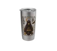 Whimsigoth Witch Aesthetic Tee Occult Mystic Crescent Moon Stainless Steel Insulated Tumbler