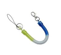 Whimsigulp Anti-Lost Keychain, Spiral Coil Key Ring with Lobster Clasp, 8.7 Inch Cord for Fishing, Tools, Keys, and Cellphone