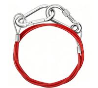 Whimsigulp® Easy Quick Fit Breakaway Cable Carbine Threaded Hook Towing Caravan Trailer Trailer - Durable Safety Cable, Quick Attach System, Ideal Caravan Accessories for Any Caravan Trailer
