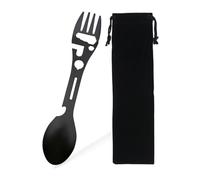Whimsigulp Sporks Stainless Steel, Multi Functional Spork Travel Fork and Spoon Knife Set, Portable Outdoor Utensil for Camping, Hiking, Travel, Picnic, Backpacking