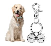Whimsii Bell for Dogs & Cat Bell, Extra Loud Pet Collar, Pet Tracker & Falconry, Durable Brass Collar Charms with Swivel Lobster Clasp