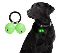 Whimsii Bells for Dog Collar, Glow Bell for Medium to Large Dogs, Easy Clip Clasp, Extra Loud Pet Tracker & Save Wildlife, Durable Copper Bells