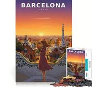 Whimsy in Pastel Horizons 1000-piece Jigsaw Puzzles Brain Training Fun Tight Interlock No Gaps Bonding Activity for Loved Ones (38x52cm)
