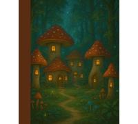 Whimsy in the Woods: A Magical Mushroom Notebook 7.5 x 9.25 inches | 120 College-Ruled Pages | Matte Finish