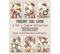 Whimsy Mom Love Collage Book: 60+ Cute Background Pages for Junk Journaling & Scrapbooking: Single-Sided Cute Whimsical Mom-Themed Designs in Multiple ... Backgrounds (Paper Tales Cut and Collage)
