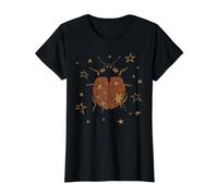 Whimsy Twee Ladybug y2k Grunge 2000s Alt Star Value Graphic T-Shirt, Women, Black, S