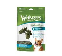 WHIMZEES ALLIGATOR DAILY DOG DENTAL CHEW TREATS ALL NATURAL LONG LASTING 3 SIZES
