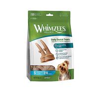 WHIMZEES Antler S, Occupying Dental Treat with Calming Effects for Small Dogs (7-12kg), All-Natural, Grain-Free, 24 pieces