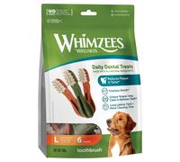 Whimzees by Wellness Toothbrush - Size L: for large dogs (18 - 27 kg, 6 Snacks)