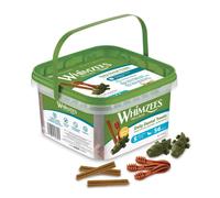 WHIMZEES By Wellness Variety Box Dental, Mixed Shapes, Size S, 56 Pieces, Natural and Grain Free Dog Chews, Dog Dental Sticks for Small Breeds, No