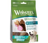 WHIMZEES Daily Dental Treats for Puppies M/L 9-18kg 14Sticks