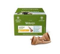 Whimzees Medium Antler Dog Treats - Box of 66