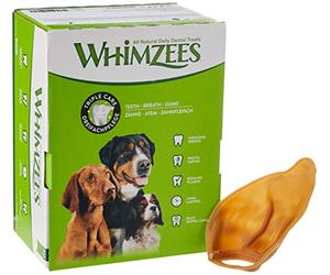Whimzees Natural Dental Dog Treats Veggie Ear, 1 x 18