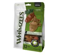 Whimzees Natural Dental Sticks Chew Treats, Alligator - Medium 12 Pack