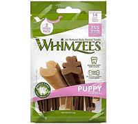 Whimzees Puppy Chew Sticks for Extra Small and Small Dogs, Natural Treats for Oral Hygiene, Size XS/S, Bag of 14 Pieces