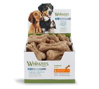 Whimzees Rice Bone All Natural Daily Dental Dog Chew, 50 Pack