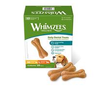 Whimzees by Wellness Ricebones - Size M/L: for medium and large dogs (12 - 27 kg, 20 Snacks)
