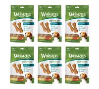 Whimzees Rice Bones Medium / Large Dental Dog Treats x 6 Packs