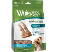 Whimzees Small Antler Dog Treats - Pack of 24
