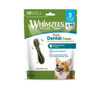 Whimzees Small Toothbrush Daily Dental Dog Chew - Pack of 10