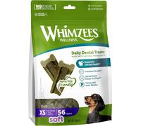 WHIMZEES SOFTER DOG DENTAL STIX NATURAL GRAIN FREE VEGETARIAN CHEW TREAT 3 SIZES