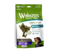 Whimzees Soft Daily Dental Treats Extra Small Dog Treats - Pack of 56