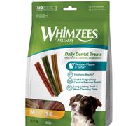 WHIMZEES Stix M, 12 Pieces - Dog Dental Stix, Size M, Dog Dental Sticks for Medium Breeds, Natural and Grain Free, Rawhide-Free, Vegetarian, No Added Sugar