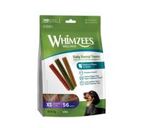 WHIMZEES Stix XS 56 Natural Dental Sticks for XSmall Dogs GrainFree, Veggie