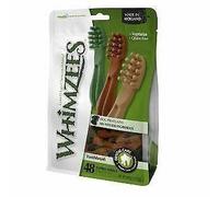 WHIMZEES By Wellness Toothbrush, Natural and Grain-Free Dog Chews, Dog Dental Sticks for Extra Small Breeds, 48 Pieces, Size XS