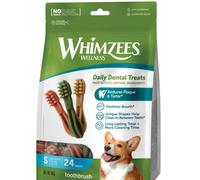 Whimzees by Wellness Toothbrush - Size S: for small dogs (7 - 12 kg, 24 Snacks)