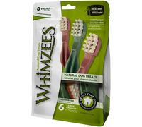 Whimzees Toothbrush Star Large - 2 X 6 Pack Natural Dental Treat Chew