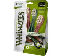 Whimzees Toothbrush Star Medium - 12 Pack Natural Dental Treat Chew