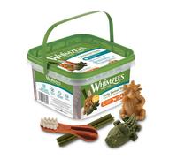 WHIMZEES Variety Box Dental L, 14 Pieces - Mixed Shapes, Size L, Dog Chews fo...