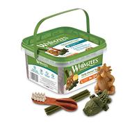 WHIMZEES Variety Box Dental L, 14 Pieces - Mixed Shapes, Size L, Dog Chews for Large Breeds, Natural and Grain Free, Rawhide-Free, Vegetarian, No Added Sugar