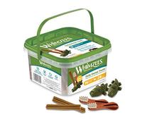 WHIMZEES Variety Box Dental M, 28 Pieces - Mixed Shapes, Size M, Dog Chews for Medium Breeds, Natural and Grain Free, Rawhide-Free, Vegetarian, No Added Sugar