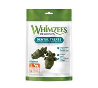 WHIMZEES Natural Grain Free Dental Dog Treats, Large Alligator, Bag of 6