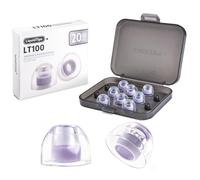 WHINNER LT100 Liquid Silicone Ear Tips, Replacement for Truthear/Moondrop/Campfire Audio (5-6.5mm Nozzle), Tight Impactful Bass & Comfort (Violet)