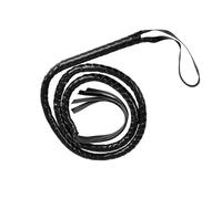 Whip,Bull Whip,Lasso Rope Cowboy Black Whips Decoration Props Wild West Style Artificial Leather Catwoman Long Bullwhip Clothing Accessories for Cosplay,Halloween,Adult Entertainment,Valentine'S Day