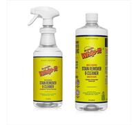 Whip-It All Natural Enzyme Cleaner Stain Fighting Kit - Professional Strength Stain Remover Spray 32oz and Concentrate Multi-Purpose Stain Remover 32oz - Made in the USA