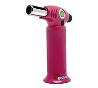 Whip-It! Ion Torch - All Pink. Butane Torch Lighter, Refillable Cooking Torch with Adjustable Flame, Safety Lock for Soldering, Kitchen, Welding