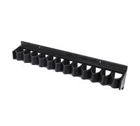 Whip Rack Black Horse Crop Holder ABS Wall Mount Holds Up to 11 Whips or Crops for Horse Stable Fishing Pole Storage Organizer